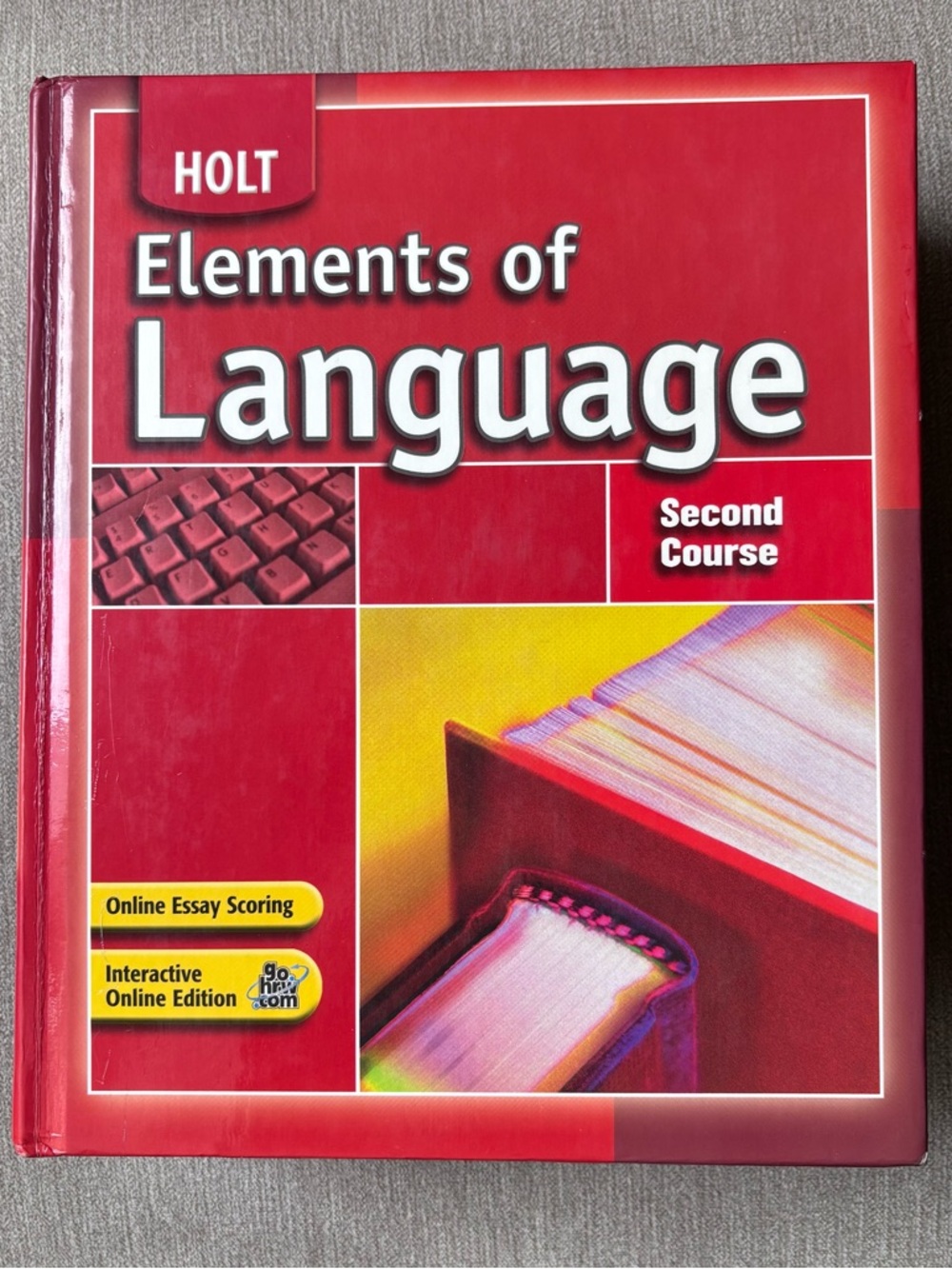 Holt Elements of Language Second Course 2007 Textbook hardcover edition